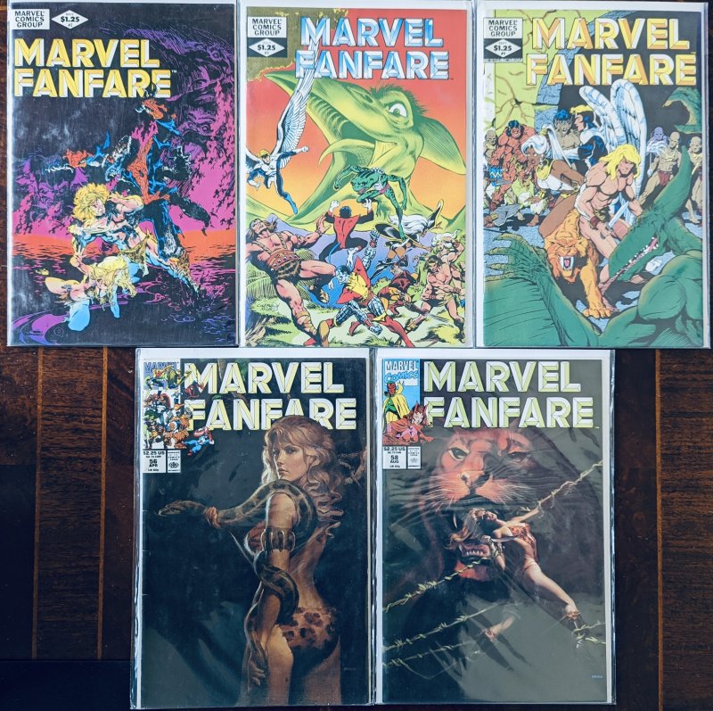 Marvel Fanfare Lot. 5 VF Issues!