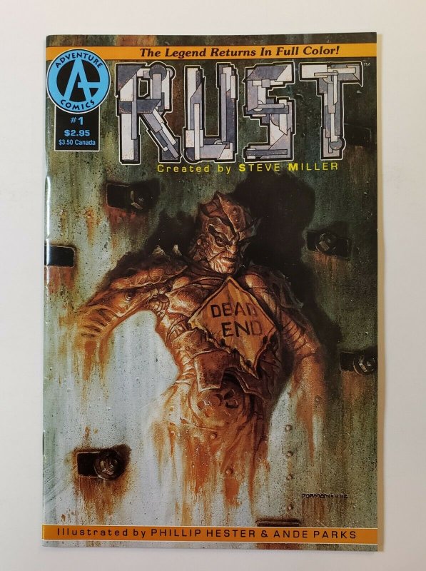 Rust #1 Adventure Comics 1992 First Appearance Spawn In Ad VF/VF+ 