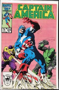Captain America #324 (1986) Captain America [Key Issue]