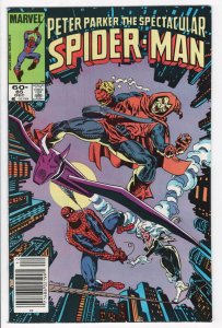 SPECTACULAR SPIDER-MAN #85 - 9.0 - WP - Black Cat  VS Hobgoblin