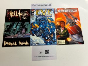 3 indie Comic Books Hellhole 2 EVE 2 Robotech 0 108 CT8