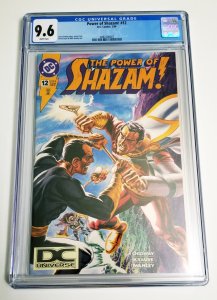 Power of SHAZAM! #12 CGC 9.6 RARE DC Universe Logo Black Adam FREE SHIPPING