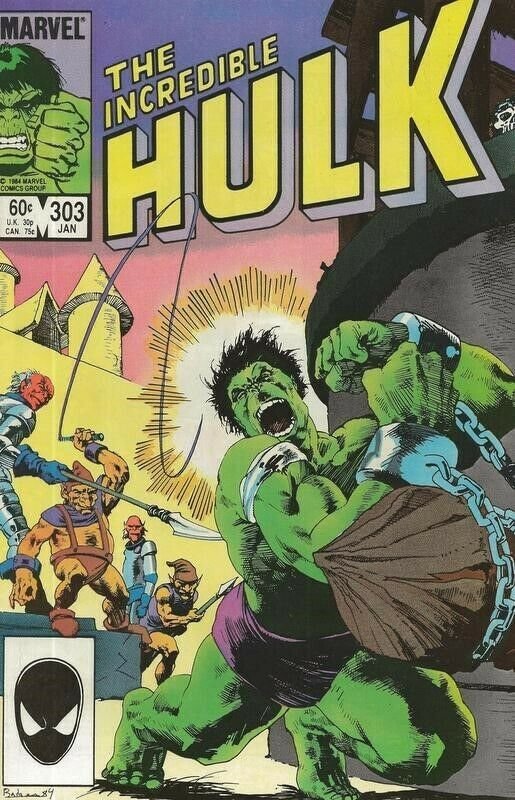 Incredible Hulk #303 ORIGINAL Vintage 1985 Marvel Comics