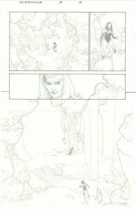 Eternals #3 p.16 - Thena and Sersi Flashback to 100,000 Years art by Esad Ribic