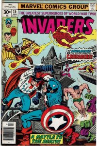 Invaders #15 Captain America FN