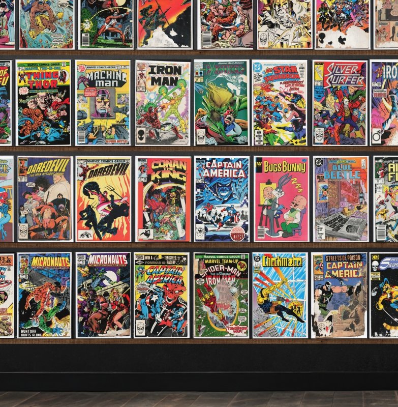 Huge Lot 150+ Comics with Captain America, Justice, Daredevil & More!