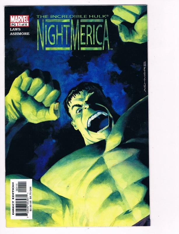 Incredible Hulk: Night-Merica # 1 Marvel Comic Books Hi-Res Scans WOW!!!!!!! S22