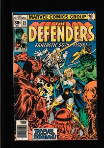 The Defenders #50 (1977) FN / HULK / VALKYRIE / MOON KNIGHT / KEITH GIFFEN