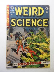 Weird Science #22 (1953) FR/GD Condition see desc