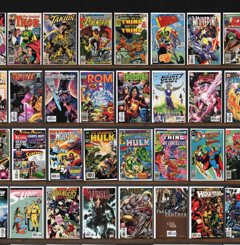Huge Lot 150+ Comics with Classics Illustrated Junior, Thor, Iron Man & More!