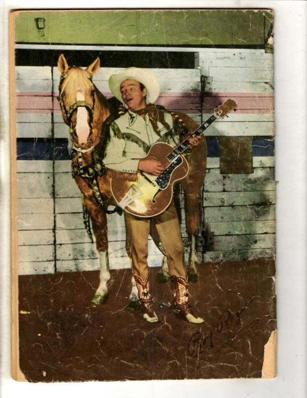 Four Color # 109 VG Dell Golden Age Comic Book Roy Rogers Comics Photo Covr JL18