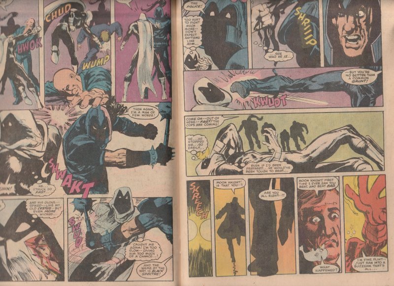 Moon Knight(vol. 1) # 25 1st appearance of Black Spectre