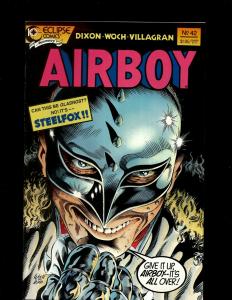 Lot of 12 Airboy Eclipse Comics Comic Books #38-48, Airboy Meets Prowler #1 JF21