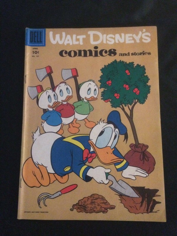 WALT DISNEY'S COMICS AND STORIES #187 VG+ Condition 