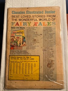 Classics Illustrated Junior #526 Second Print Cover (1956) The Frog Prince