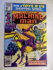 MACHINE MAN # 17 MARVEL KIRBY ACTION ADVENTURE