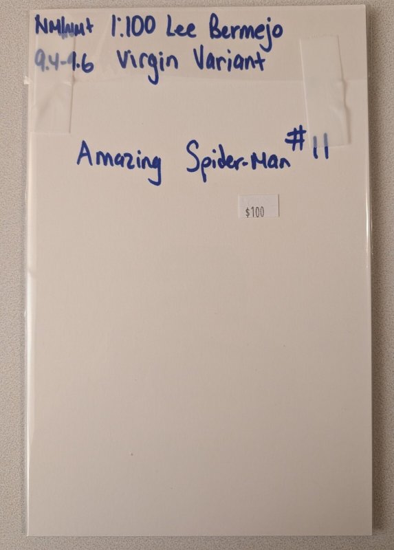 Amazing Spider-Man #11 1:100 NM Lee Bermejo Virgin Variant Marvel 2025