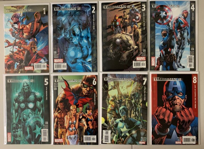 Marvel Ultimates 2 Comics lot:#1-10 + ANN 11 diff 8.0 VF (2004)