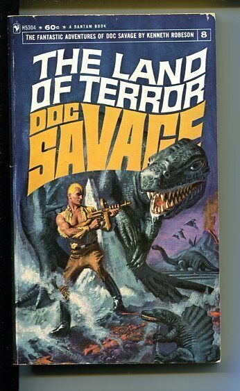 DOC SAVAGE-THE LAND OF TERROR-#8-ROBESON-VG-COVER DOUG ROSA VG