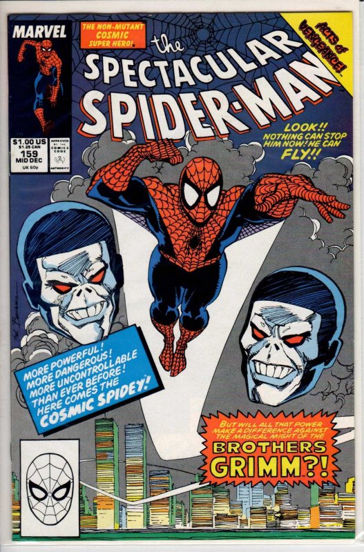The Spectacular Spider-Man #159 Direct Edition (1989) 9.8 NM/MT