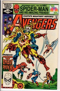 The Avengers #214 (1981) 9.2 NM-