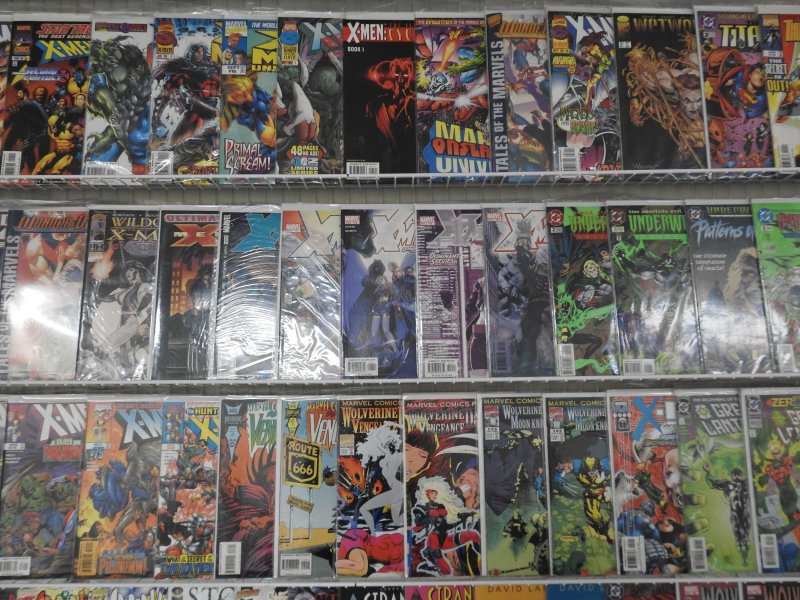 Huge Lot of 150+ Comics W/ X-Men, Green Lantern, Wolverine! Avg. VF Condition!