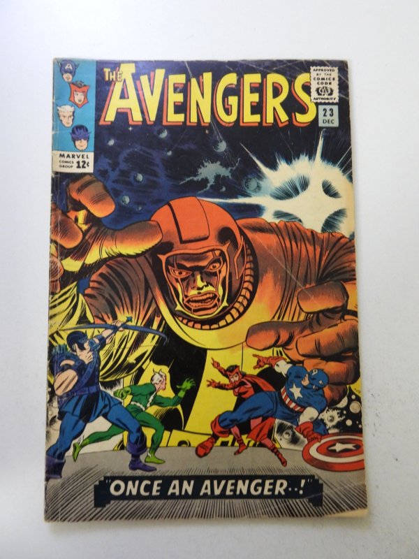The Avengers #23 (1965) GD condition moisture damage