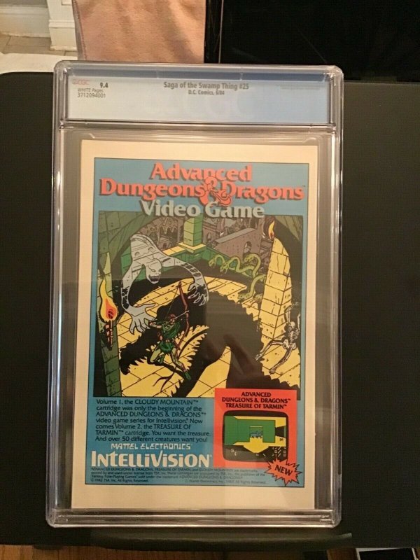 Saga of the Swamp Thing #25 CGC 9.4 