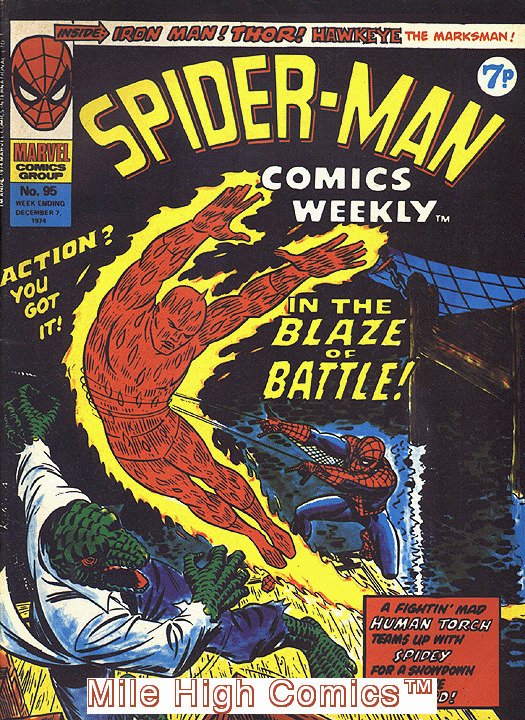 SPIDER-MAN WEEKLY  (#229-230) (UK MAG) (1973 Series) #95 Very Fine