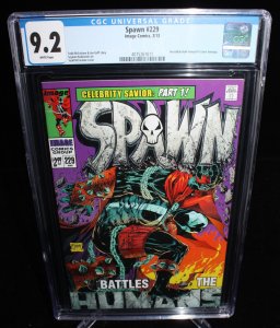 Spawn #229 (CGC 9.2) Incredible Hulk Annual #1 Cover Homage - 2013