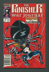 Punisher War Journal #9  / 9.6 NM+  / Newsstand /  October 1989