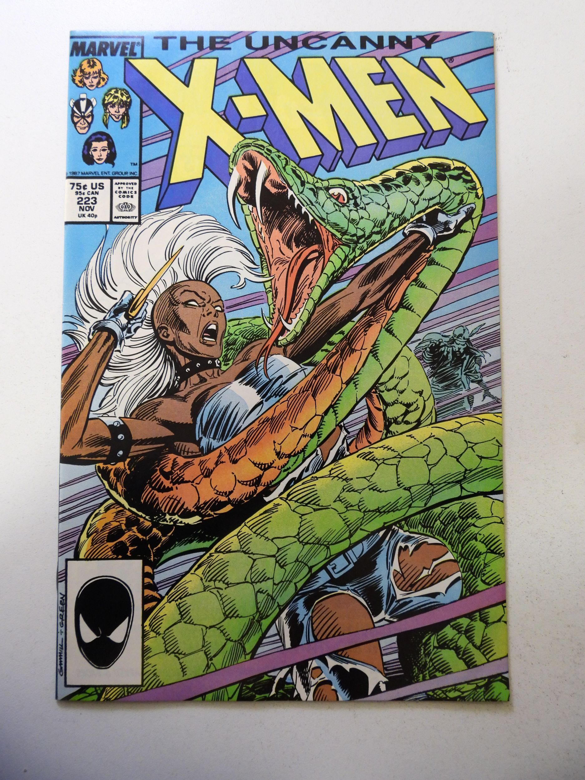 The Uncanny XMen 223 (1987) FN+ Condition Comic Books Copper Age