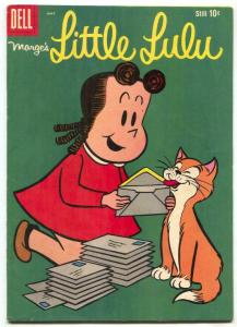 Marge's Little Lulu #131 1959- Dell comic- Cat cover FN-