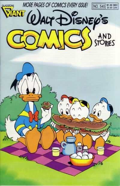 Walt Disney's Comics and Stories #545, VF+ (Stock photo)