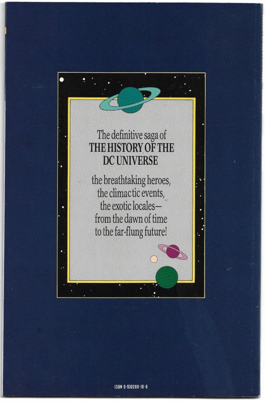 HISTORY OF THE DC UNIVERSE #1 & #2  (1987) 8.0 VF Marv Wolfman!  George Pérez!