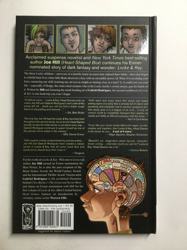 Locke And Key Head Games Volume Two 2 Tpb Hardcover Hc Near Mint IDW