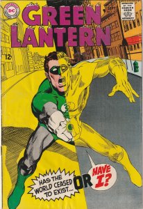 Green Lantern # 63 GD/VG DC 1968 This Is The Way...The World Ends! [Y2]