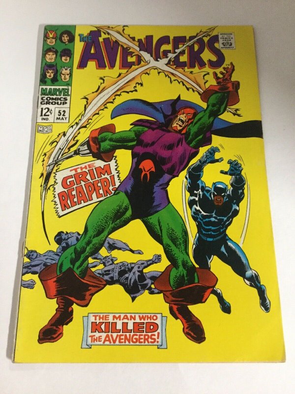 Avengers 52 Fn Fine 6.0 Bottom Staple Punched Marvel Comics Silver Age