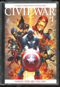 Civil War #1 Turner Cover (2006) Captain America