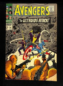 Avengers #36 Ultroids Attack! Black Widow!
