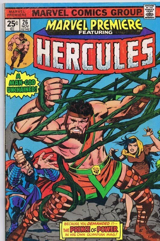 Marvel Premiere #26 ORIGINAL Vintage 1975 Marvel Comics Hercules 