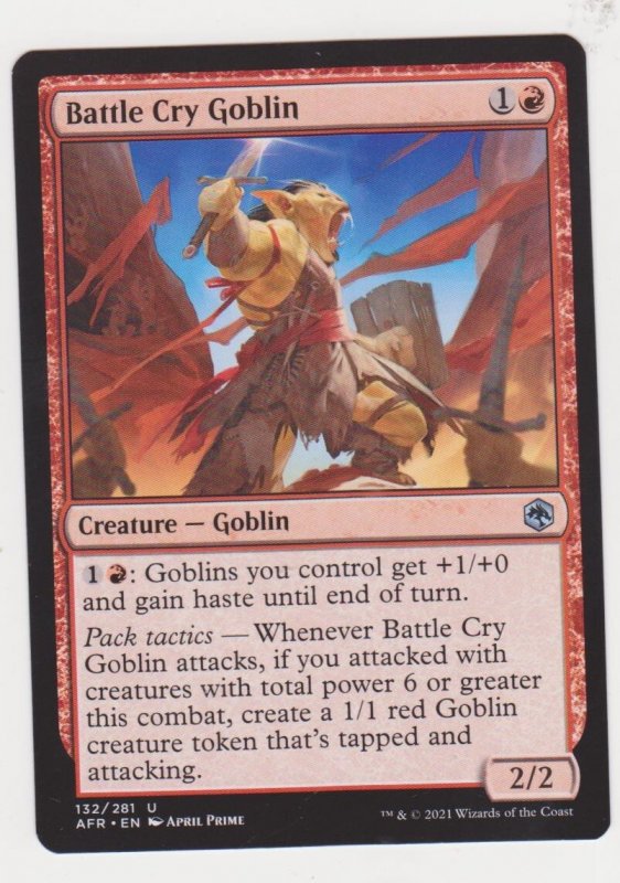 Magic the Gathering: Adventures in the Forgotten Realms - Battle Cry Goblin