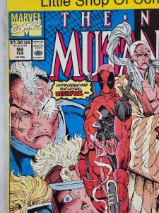 New Mutants #98 1991 1st Appearance Deadpool, Gideon, Copycat  (Domino) VG