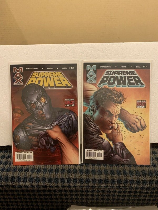 2003 SUPREME POWER Comics (Lot of 18) Modern, MAX #1 to 18 (C462)
