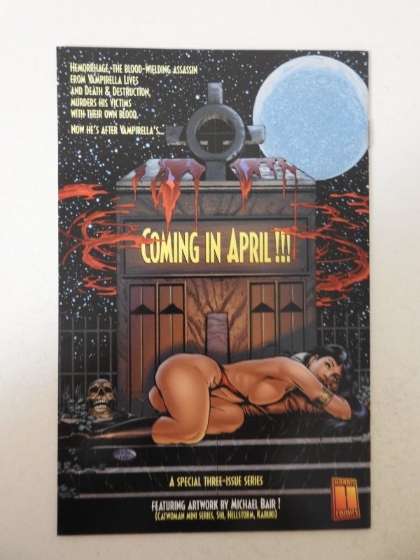 Vampirella vs Hemorrhage Preview Ash Can (1997) VF Condition!