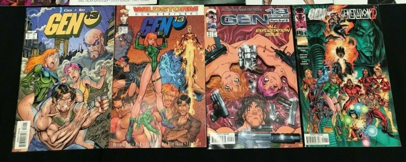 GEN 13 9PC LOT (VF) MAXX!! BOOTLEG!! GEN X!! 1995-97 