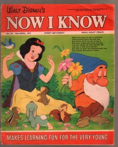 Walt Disney's Now I Know #28 1973-U.K-Snow White Bashful-G