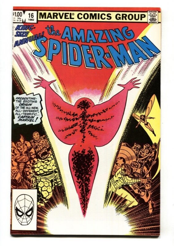 AMAZING SPIDER-MAN ANNUAL #16 - First Captain Marvel (Monica Rambeau) HIGH GRADE