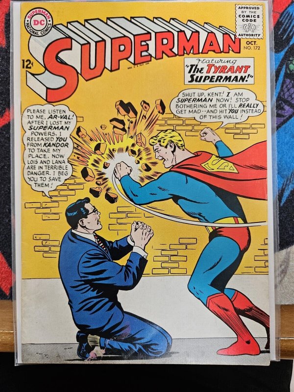 Superman #172 (DC, 1964) Condition: FN-