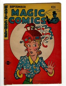 Magic Comics # 86 VG Golden Age Comic Book Rabbit Hat Mandrake David McKay NE4